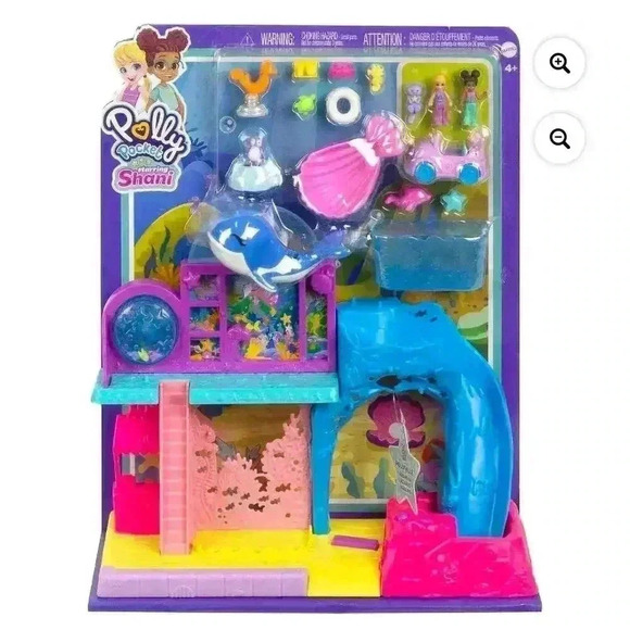 Mattel Other - Polly Pocket Pollyville Aquarium Playset